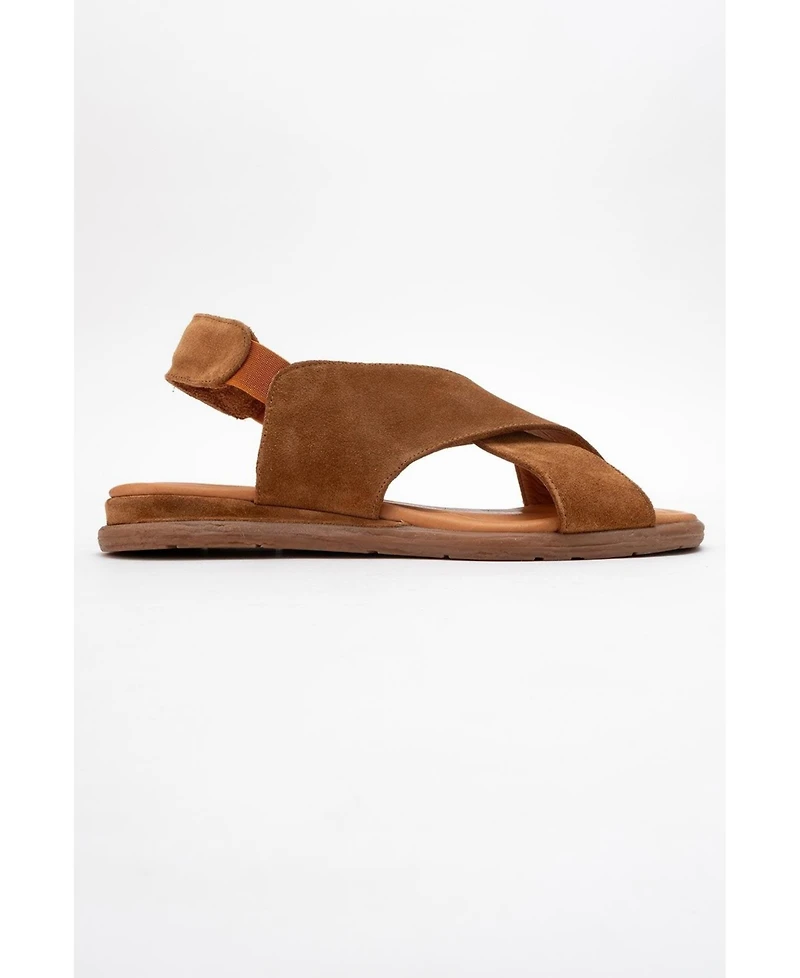 Broods Elastic Leather Slip On Sandals (Women)