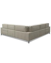 Neiwert -Pc. Leather Sofa Sectional with Power Recliners