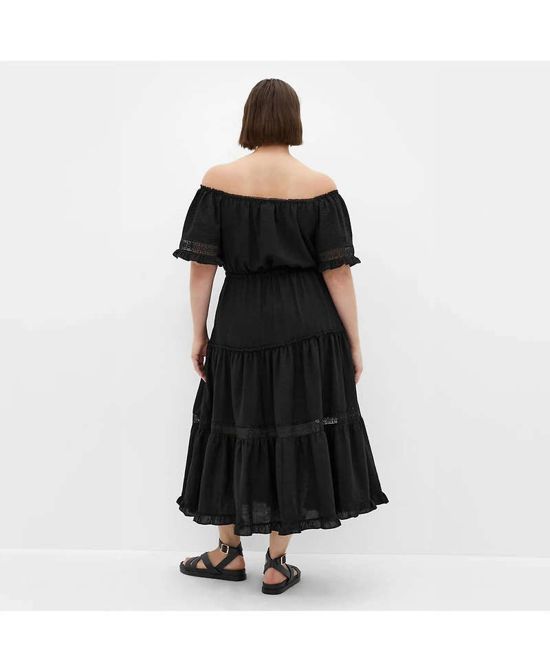 City Chic Women's Angel Midi Dress