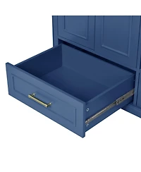 Streamdale Furniture 36" Bathroom Vanity with Ceramic Sink & Soft Close Doors/Drawers