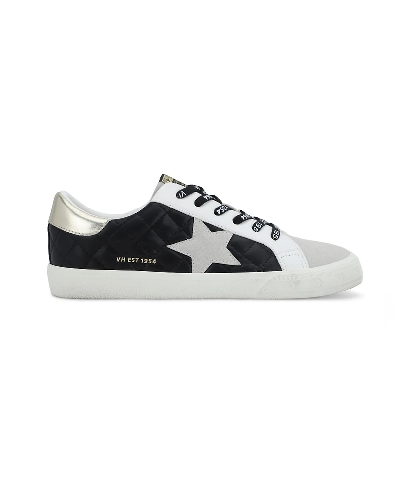 Vintage Havana Grande - Black Grey Quilted Women's's Sneaker by