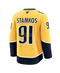 Fanatics Men's Steven Stamkos Gold Nashville Predators Home Premium Jersey