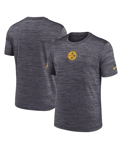 Nike Men's Black Pittsburgh Steelers Big Tall Sideline Velocity Performance T-Shirt