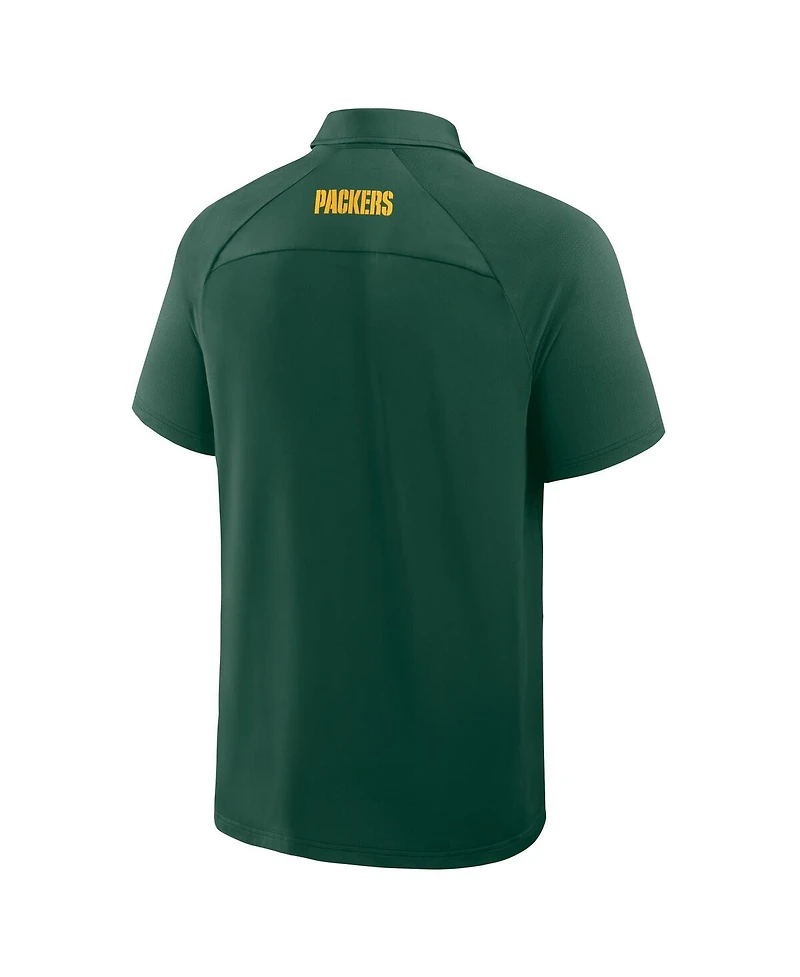 Fanatics Men's Green Bay Packers Back Around Raglan Polo Shirt