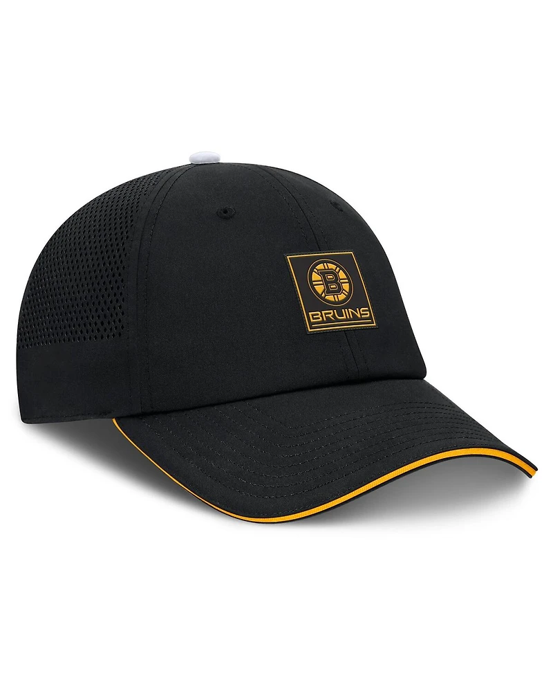 Fanatics Men's Black Boston Bruins Driver Adjustable Hat