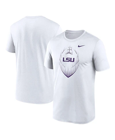 Nike Men's White Lsu Tigers Primetime Legend Icon Performance T-Shirt