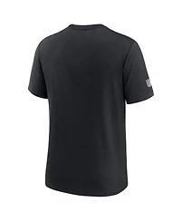 Nike Men's Black Detroit Lions 2024 Nfl Crucial Catch T-Shirt
