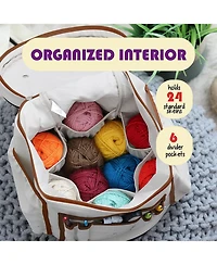 Hearth & Harbor Crochet Starter Kit for Beginners Adults & Kids with Video Tutorials - Amigurumi & Crocheting Kit - with Yarn & Crochet Bag