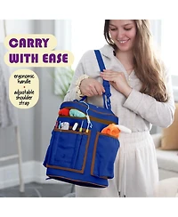 Hearth & Harbor Crochet Starter Kit for Beginners Adults & Kids with Video Tutorials - Amigurumi & Crocheting Kit - with Yarn & Crochet Bag