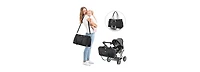 Iniuniu Diaper Bag Tote Baby Travel Bag with Changing Pad and Cosmetic Bag