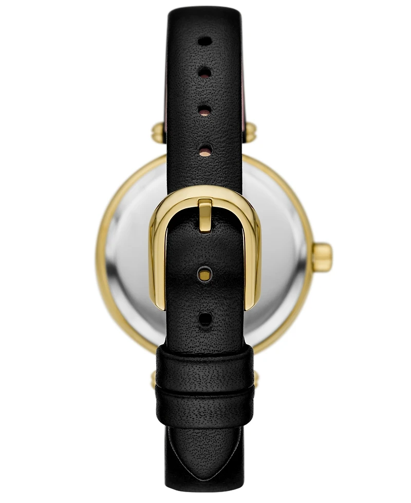 Kate Spade New York Women's Gracie Round Three-Hand Leather Watch
