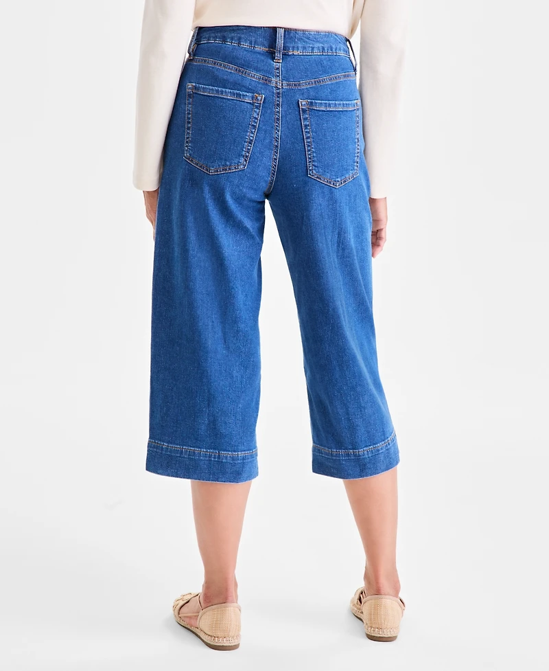 Style & Co Women's High Rise Culotte Jeans, Macy's Exclusive