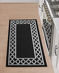Jean Pierre Christine Trellis Border Tufted Runner Rug