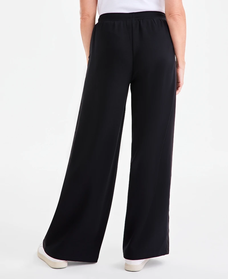 Style & Co Women's Luxfleece Knit Drawstring-Waist Pants, Macy's Exclusive