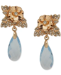 lonna & lilly Flower Stone Drop Earrings