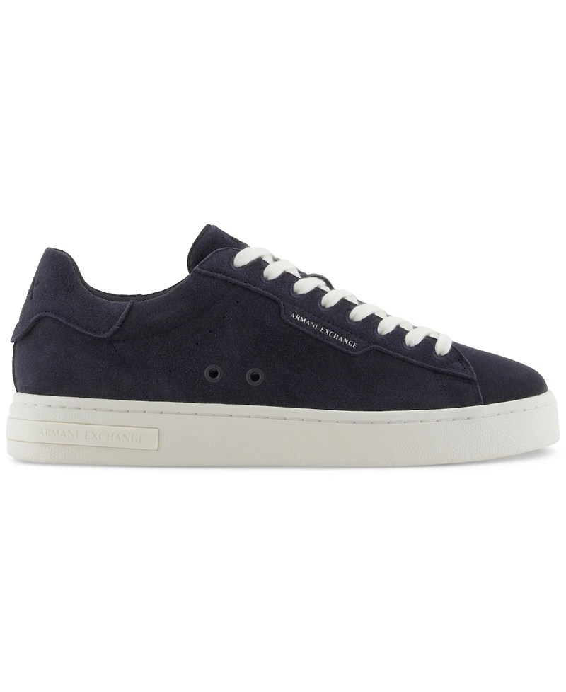 A|X Armani Exchange Men's Lace-Up Leather Sneakers