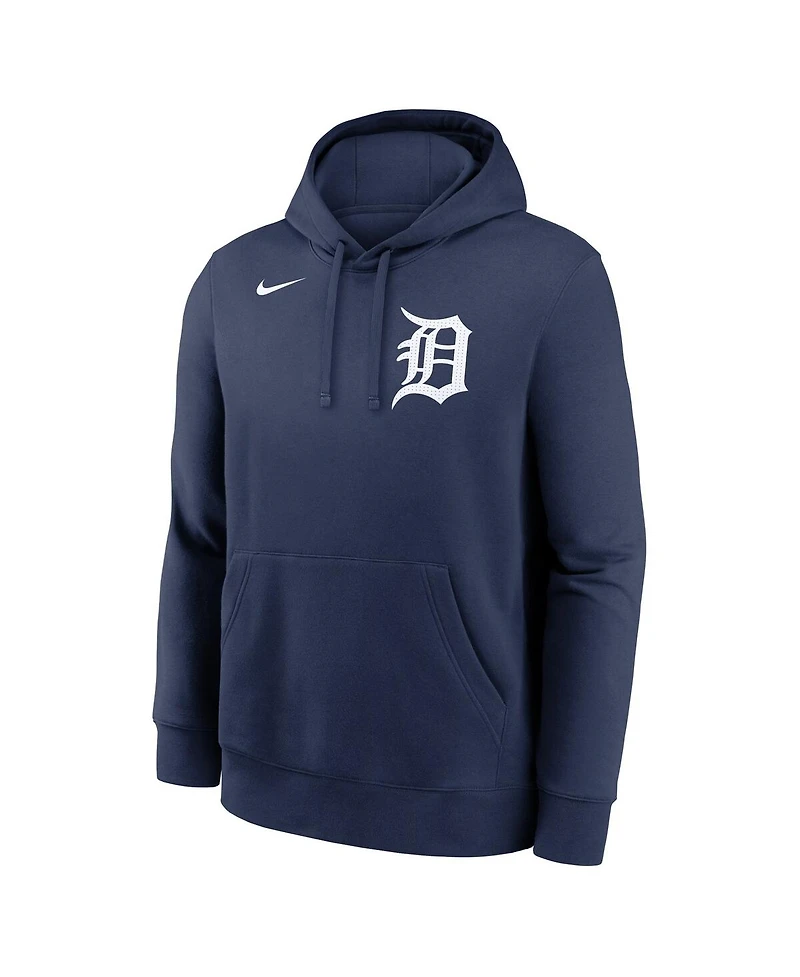 Nike Men's Riley Greene Navy Detroit Tigers Player Name Number Club Fleece Pullover Hoodie