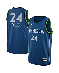 Nike Big Boys and Girls Napheesa Collier Blue Minnesota Lynx Explorer Edition Player Jersey