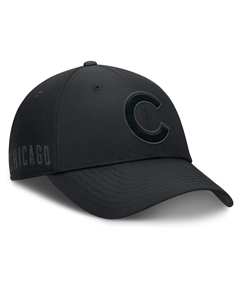 Nike Men's Black Chicago Cubs Primetime Club Performance Adjustable Hat