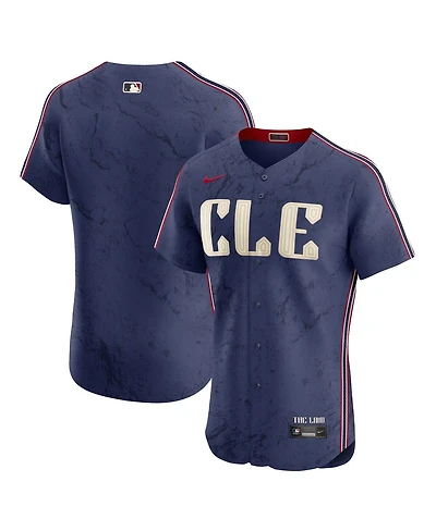 Nike Men's Navy Cleveland Guardians City Connect Elite Jersey