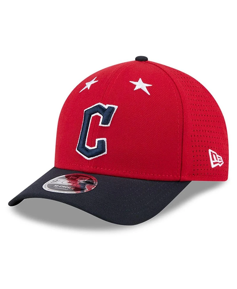 New Era Men's Red/Navy Cleveland Guardians 2025 Mlb All-Star Game 9FORTY M-Crown Adjustable Hat