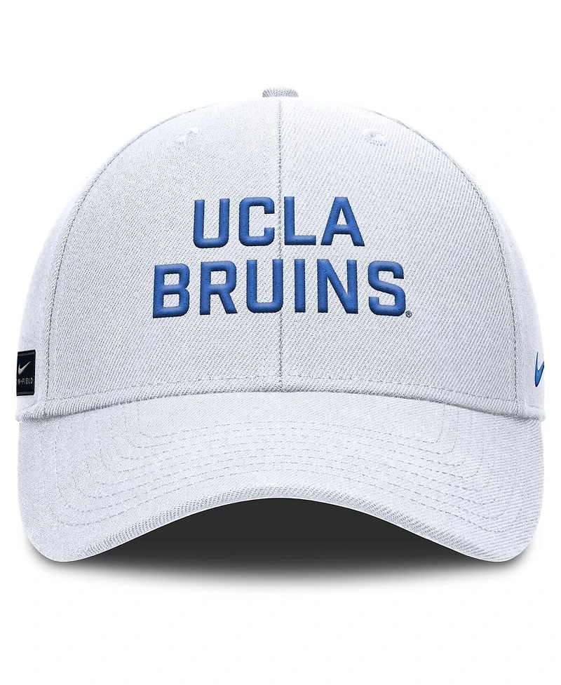 Nike Men's White Ucla Bruins Rise Practice Adjustable Hat