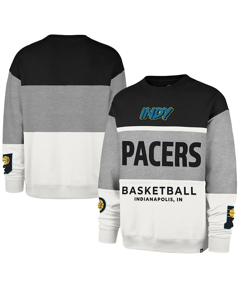 '47 Brand Men's and Women's Gray Indiana Pacers 2024/25 City Edition On Five Maximalist Pullover Sweatshirt