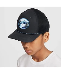Nike Big Boys and Girls Black Rise Trucker Adjustable Hat