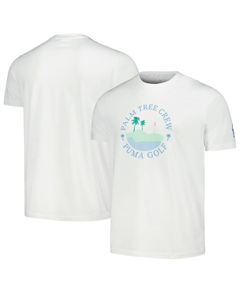 Puma Men's x Ptc White Wm Phoenix Open Island Cloudspun T-Shirt