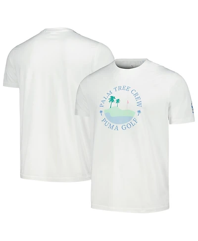 Puma Men's x Ptc White Wm Phoenix Open Island Cloudspun T-Shirt