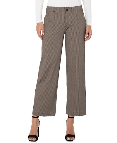 Liverpool Los Angeles Women's Wide-Leg Cropped Pants