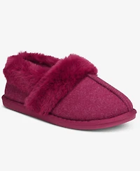 Charter Club Women's Faux-Fur-Lined Slippers, Macy's Exclusive