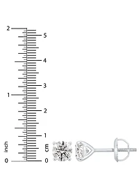 Gia Certified Diamond Stud Earrings (2 ct. t.w.) in 14k White Gold