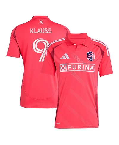 Adidas Men's Joao Klauss Red St. Louis City Sc 2025 Forever Replica Player Jersey