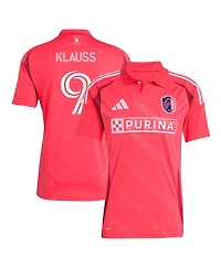 Adidas Men's Joao Klauss Red St. Louis City Sc 2025 Forever Replica Player Jersey