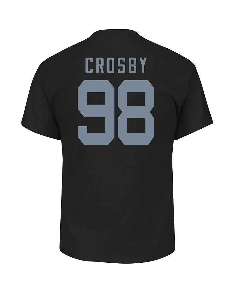 Fanatics Men's Maxx Crosby Black Las Vegas Raiders Big Tall Player Name Number T-Shirt