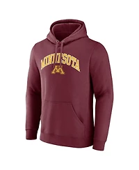 Fanatics Men's Maroon Minnesota Golden Gophers Arched Logo Pullover Hoodie