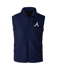 Dunbrooke Men's Navy Atlanta Braves Full Zip Vest