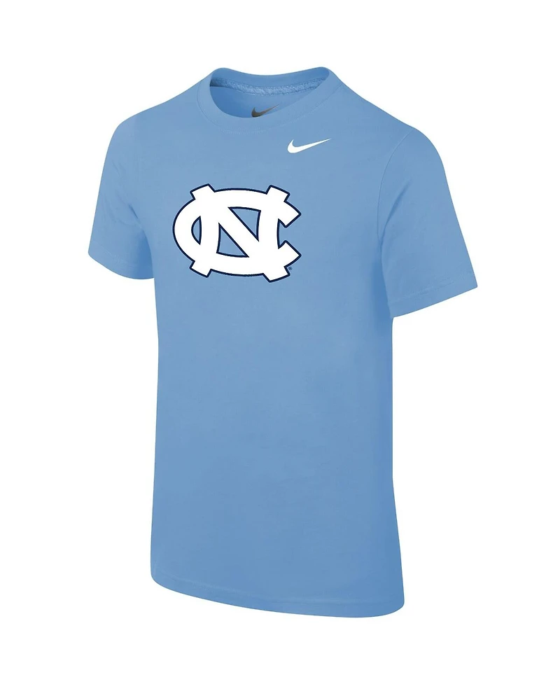 Jordan Big Boys and Girls Jordan North Carolina Tar Heels Carolina Blue Logo Legend Performance T-Shirt