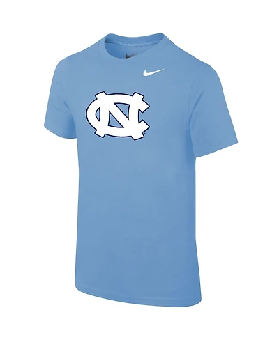 Jordan Big Boys and Girls Jordan North Carolina Tar Heels Carolina Blue Logo Legend Performance T-Shirt