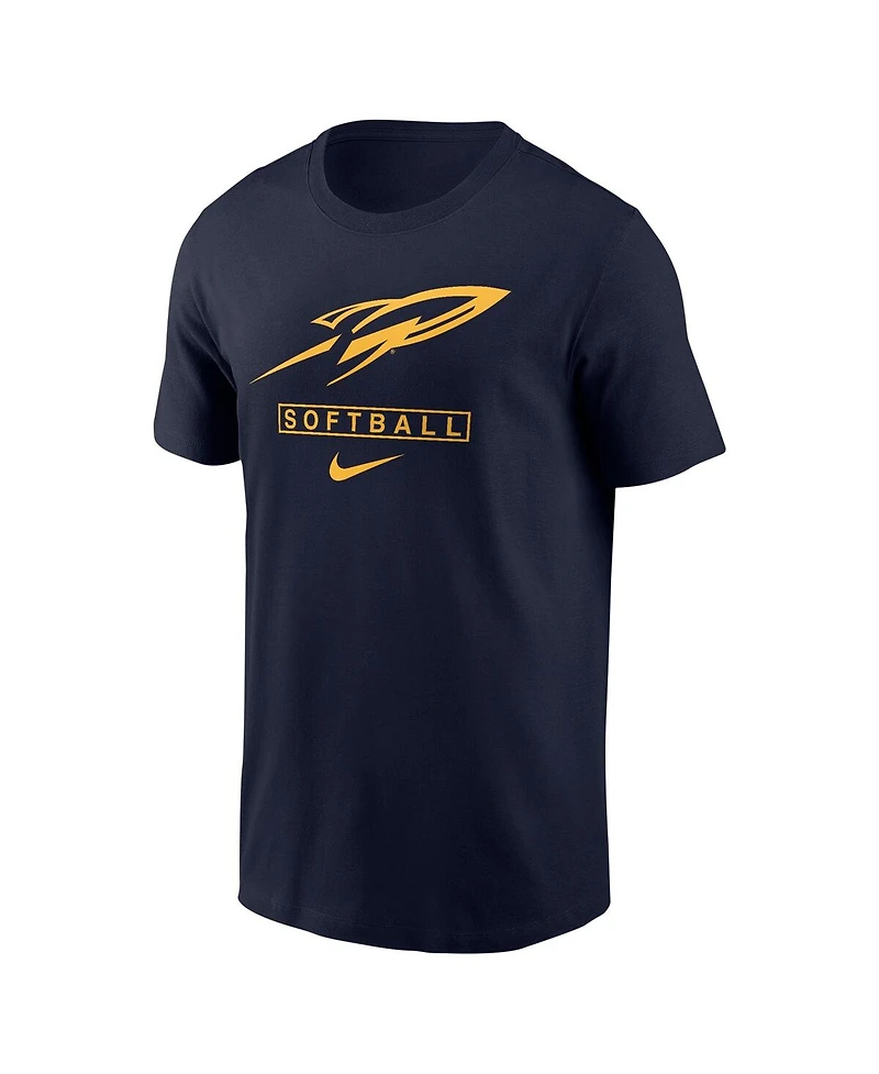 Nike Men's Navy Toledo Rockets Softball T-Shirt