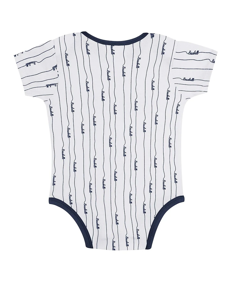 Outerstuff Baby Boys and Girls 2-Pack Atlanta Braves Play Ball Bodysuit