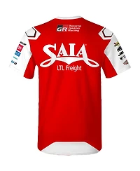 Joe Gibbs Racing Team Collection Men's Red Ty Gibbs Saia Sublimated Uniform T-Shirt