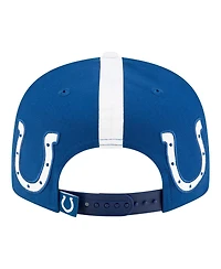 New Era Men's Royal Indianapolis Colts Throwback Helmet 9FIFTY Snapback Hat