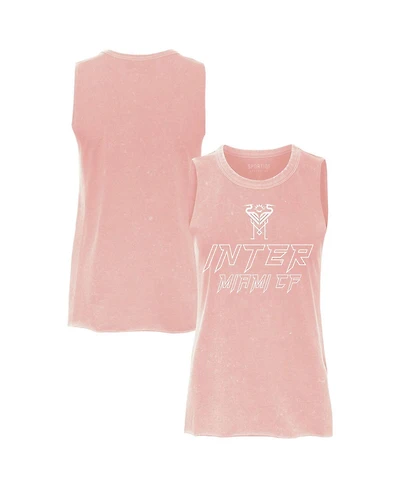 Sportiqe Women's Pink Inter Miami Cf Turner Tank Top