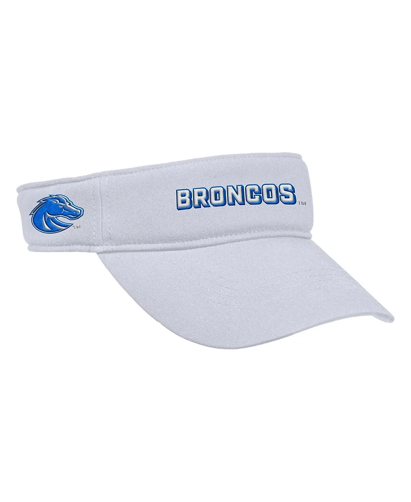 Nike Men's White Boise State Broncos 2025 On-Field Ace Performance Adjustable Visor Hat