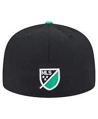 New Era Men's Black Austin Fc 2025 Kickoff 59FIFTY Fitted Hat