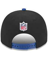 New Era Big Boys and Girls Black/Royal New York Giants 2025 Nfl Draft A-Frame 9FIFTY Snapback Hat