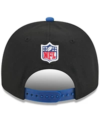New Era Big Boys and Girls Black/Royal Indianapolis Colts 2025 Nfl Draft A-Frame 9FIFTY Snapback Hat