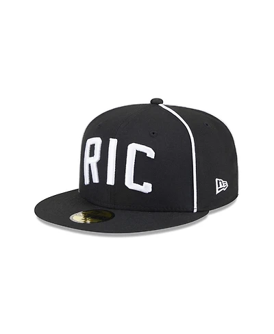 New Era Men's Black Richmond Flying Squirrels Theme Nights 59FIFTY Fitted Hat